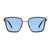 明星新款女士太阳镜墨镜 时尚猫眼网红墨镜防紫外线护目镜(金框上粉下灰片 明星太阳镜)第2张高清大图