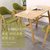 永岩钢木 欧式餐桌简约现代实木餐桌 YY-0126(米黄色（可指定） 默认)第3张高清大图