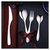 SSGP三四钢 304不锈钢牛排刀叉套装家用西餐欧式刀叉勺餐具全套(牛排刀叉勺12件套)第5张高清大图