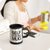 乾越 自动搅拌咖啡杯 懒人泡咖啡杯 创意奶茶杯 带盖电动懒人咖啡杯(黄色)第5张高清大图