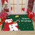 圣诞节狂欢卡通地垫家用入户门口脚垫防滑玄关地毯卧室圣诞装饰(绿底圣诞老人 60*90厘米)第4张高清大图