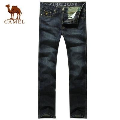 Camel骆驼休闲男士直筒牛仔裤2013新款2F47001(灰色 32)