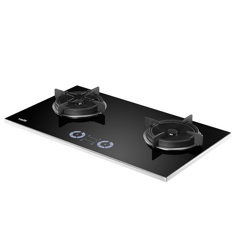 华帝vattijztbhc836b1钢化玻璃燃气灶黑