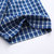 雅戈尔修身版时尚休闲格子短袖衬衫男士商务纯棉透气半袖SDP12535(深蓝色 43)第5张高清大图