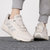Adidas阿迪达斯男鞋 夏季新款运动鞋轻便舒适慢跑鞋老爹鞋透气减震跑步鞋休闲鞋GZ3814(米白色 45)第4张高清大图