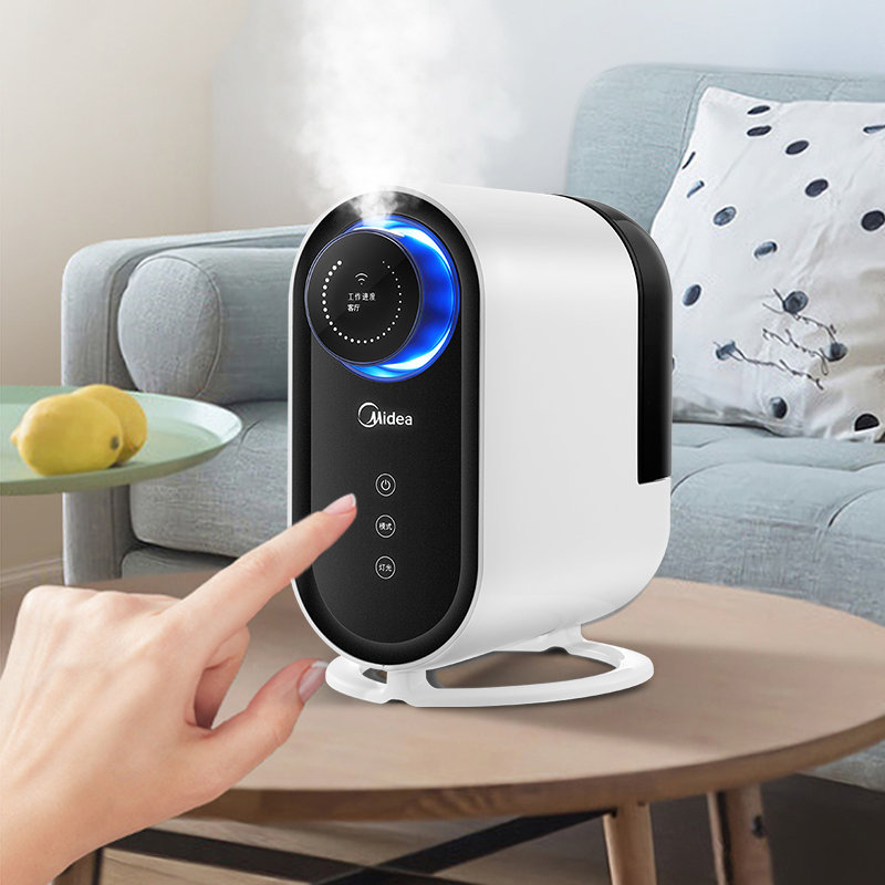 美的(midea)加湿器 spwq100y-a01 微电解杀菌 wifi智能控制 缺水断电
