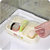 有乐 C070创意时尚带手提双格沥水肥皂架大号肥皂盒透明带盖香皂盒LQ50(24*15*6cm（2个装）)第4张高清大图