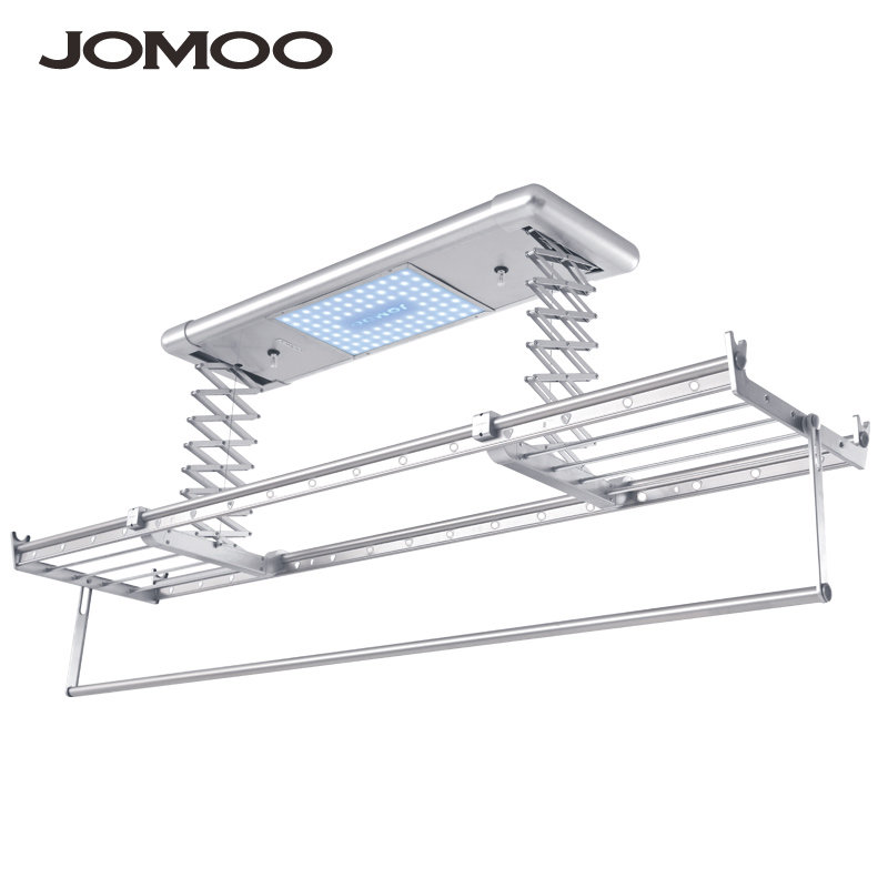 jomoo九牧智能遥控晾衣架 静音自动升降晾衣架la001(la001银色)