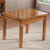 实木餐桌椅组合6人4人伸缩餐台 长方形折叠橡木圆桌饭桌(单餐椅 1.22米)第5张高清大图