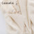 CaldiceKris （中国CK）杏色烫金印花围巾女CK-DJ029(杏色)第2张高清大图