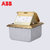 【ABB官方旗舰店】ABB地插地面插座新款阻尼慢起铜五孔AU525D送底盒(AS525金色五孔地插)第5张高清大图