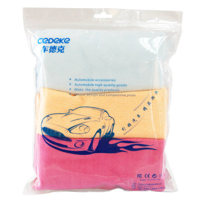 车德克DK-3208靓洁系列多功能高效吸水超细纤维清洁擦车巾