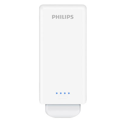 飞利浦苹果专用移动电源充电宝快速充电4000毫安超薄便携背夹聚合物吸盘式DLP2261S(白色)