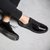 2017夏季新款男士休闲鞋韩版小黑鞋时尚学生平底板鞋男(黑色 39)第4张高清大图