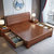 吉木多  乌金木实木床现代新中式婚床1.8米1.5米双人床家用木床卧室家具(1.5*2米 单床)第4张高清大图