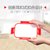 爱仕达久扣保鲜盒ASD 长方形便当储物盒高硼硅玻璃饭盒1040ml密封罐RXB104W1Q-C 红色第3张高清大图